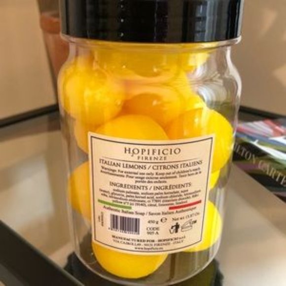 Hopificio Firenze Italian Lemons 🍋 17 Lemon Scented Milled Soaps - Picture 5 of 6